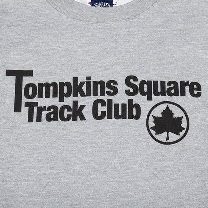 Quartersnacks Track Club Champion Crewneck - Heather Grey