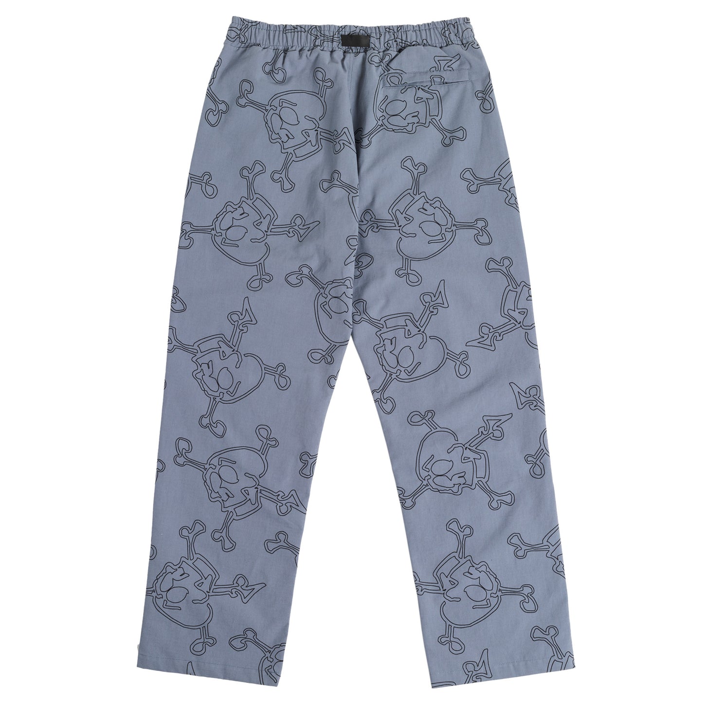 Krooked Style Eyes Ripstop Double Knee Pant - Grey/Black
