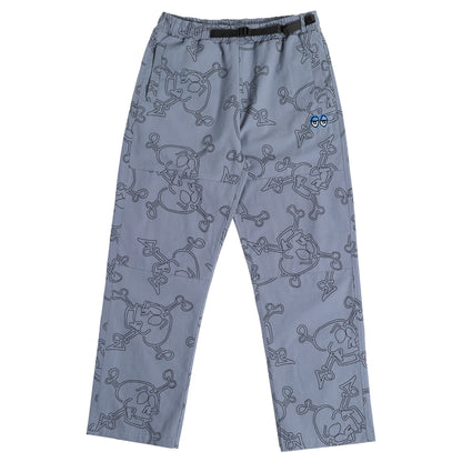 Krooked Style Eyes Ripstop Double Knee Pant - Grey/Black