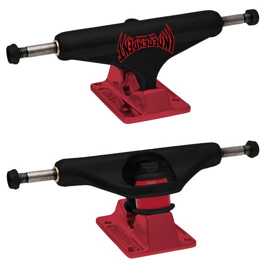 Independent Stage 11 Forged Hollow Voltage Span Trucks - Black/Ano Red