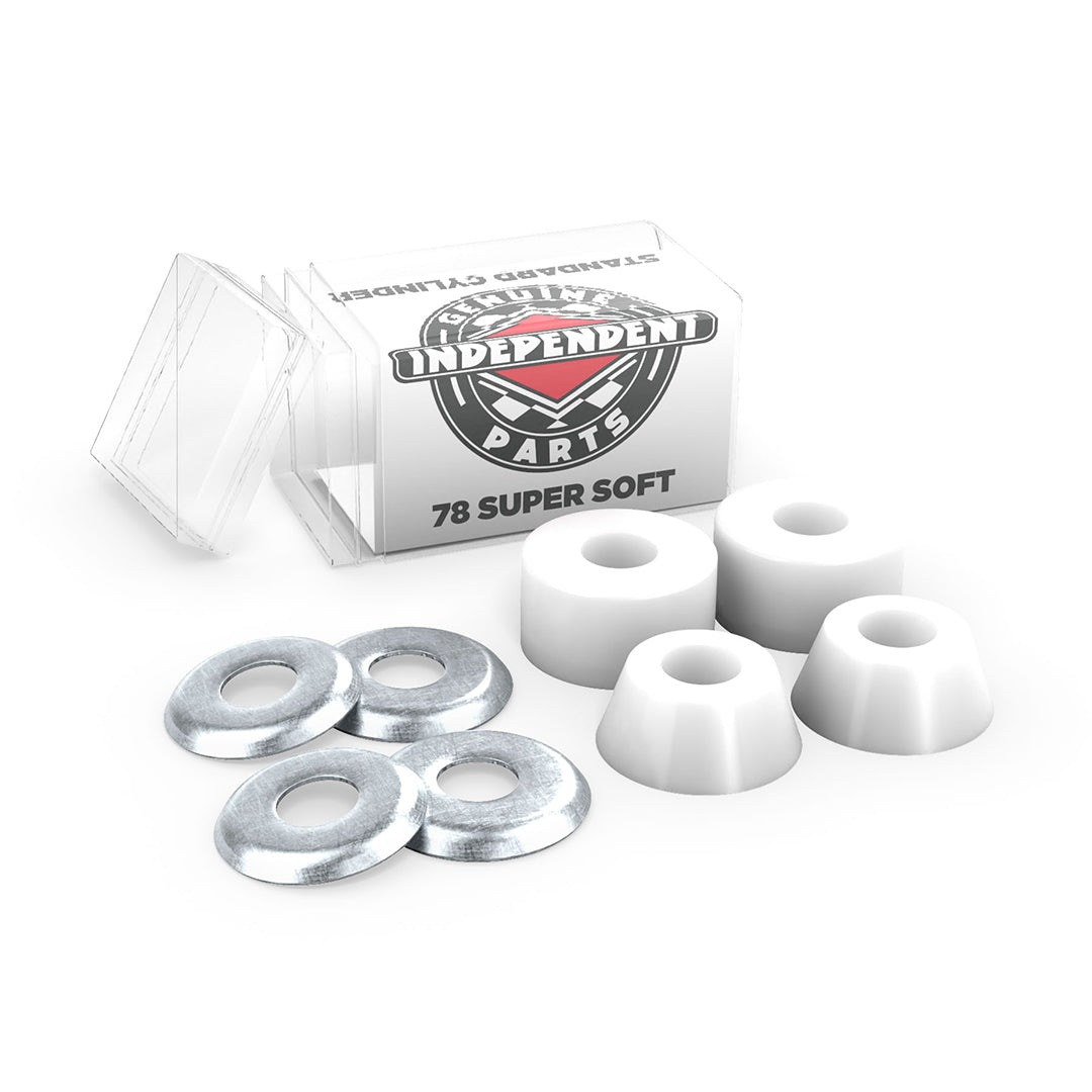 Independent Standard Cylinder Bushings 4PK - Super Soft  78A White