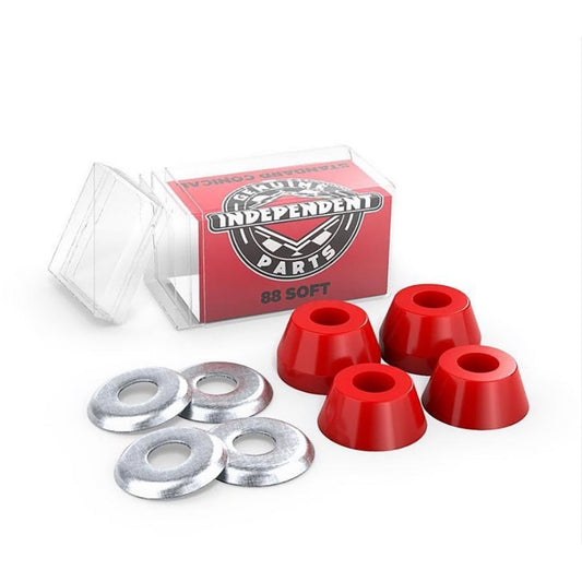 Independent Standard Conical Bushings 4PK - Soft 88A Red