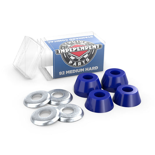 Independent Standard Conical Bushings 4PK - Medium Hard 92A Blue