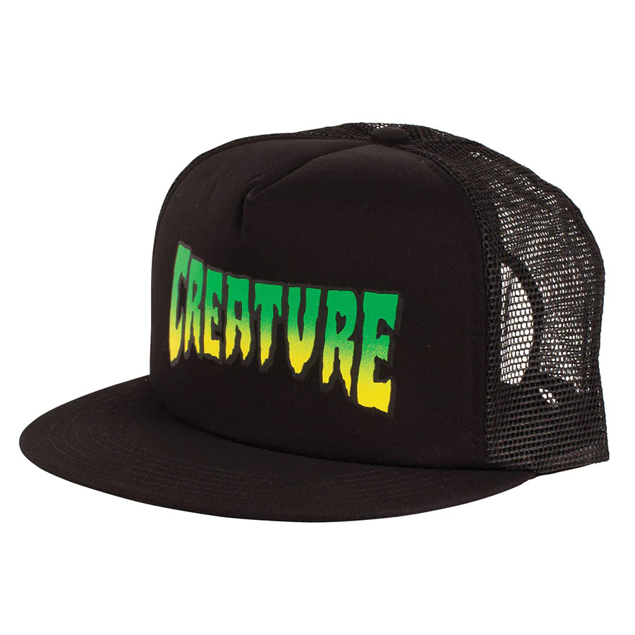 Creature Logo Trucker Hat - Black