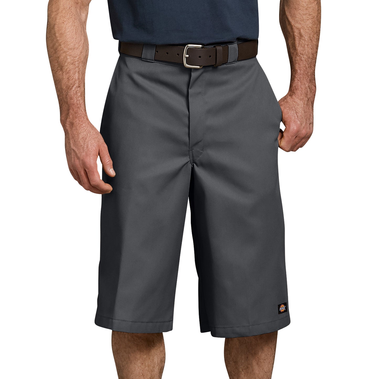 Dickies Loose Fit Flat Front Work Shorts - Charcoal