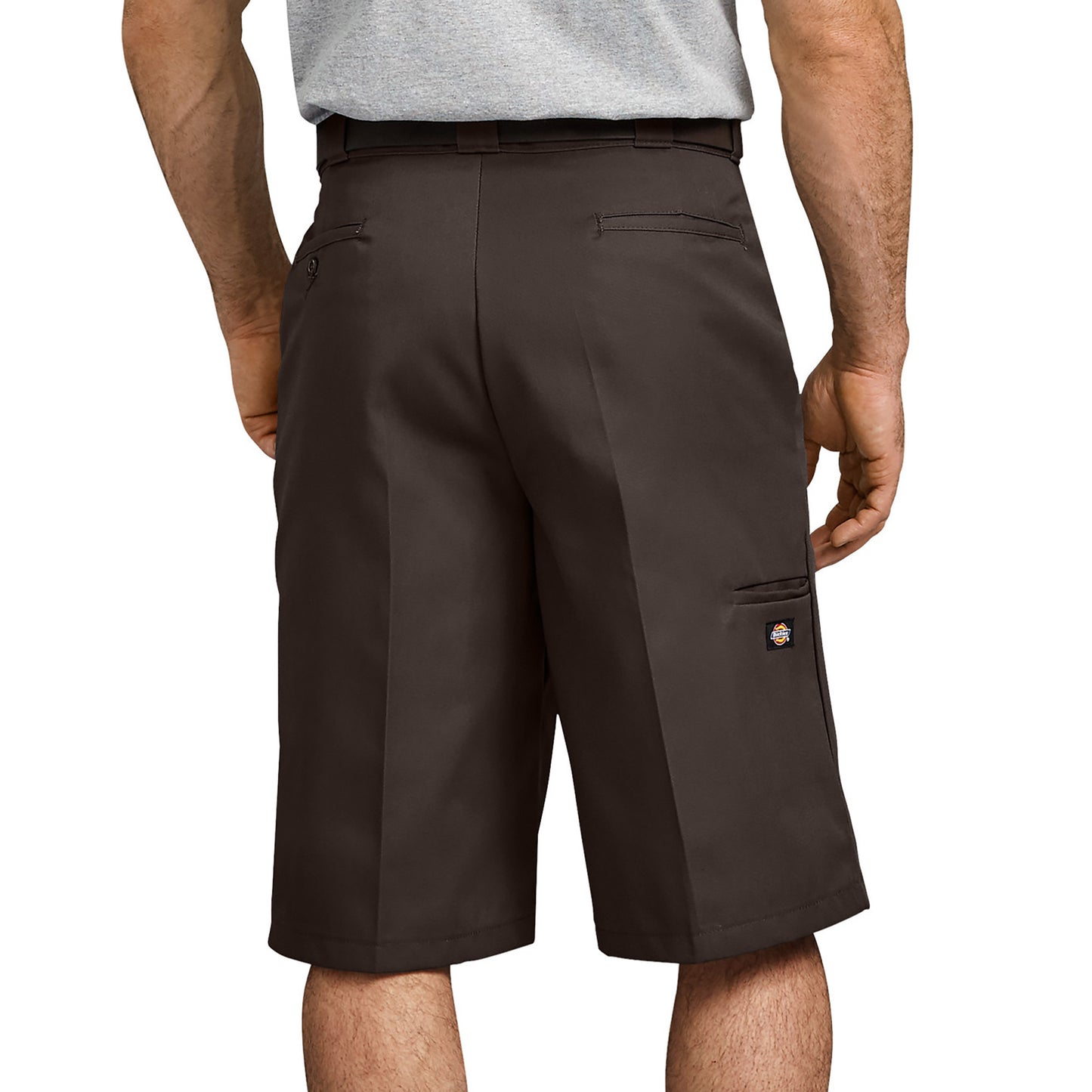 Dickies Loose Fit Flat Front Work Shorts - Dark Brown