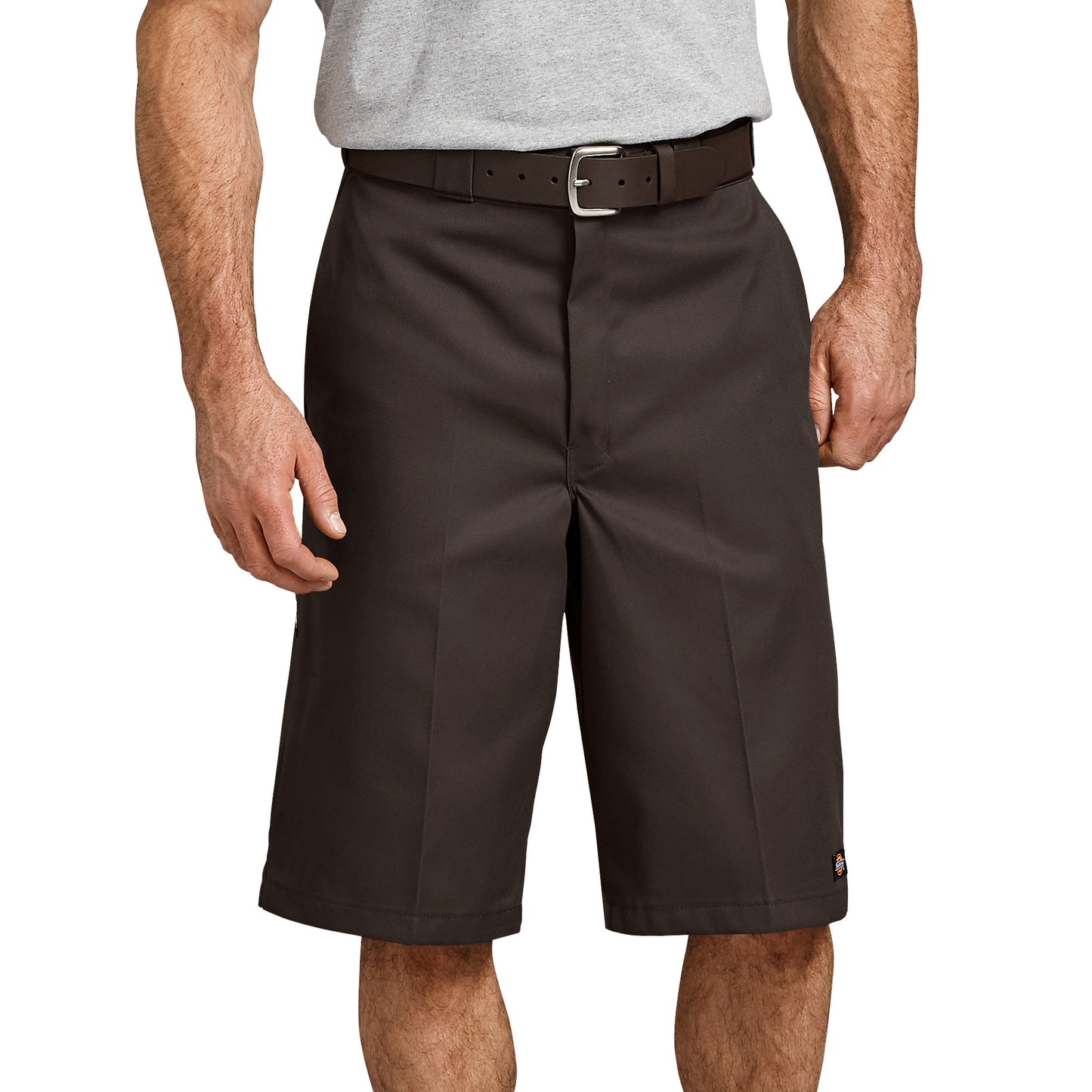 Dickies Loose Fit Flat Front Work Shorts - Dark Brown