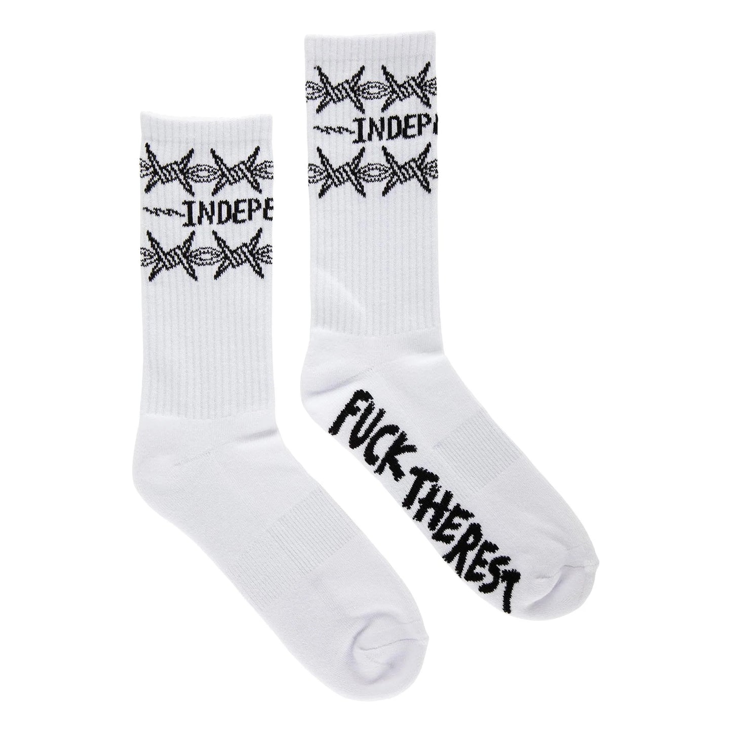 Independent Bratrud Notebook Socks - White