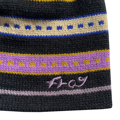 Frog Lost Beanie - Black/Purple