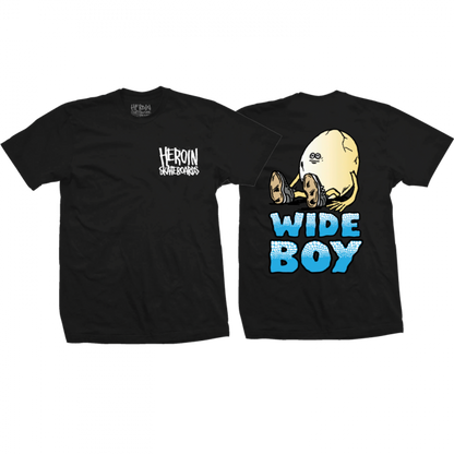 Heroin Wide Boy Tee - Black