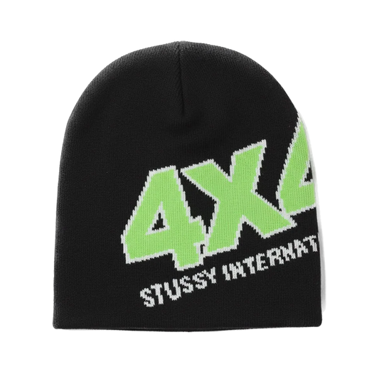 Stussy 4X4 Skullcap Beanie - Black
