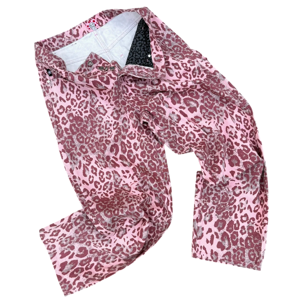 Star Team Carpenter Star Jeans - Pink Leopard