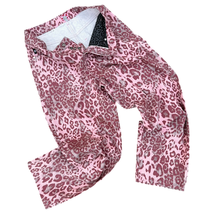 Star Team Carpenter Star Jeans - Pink Leopard