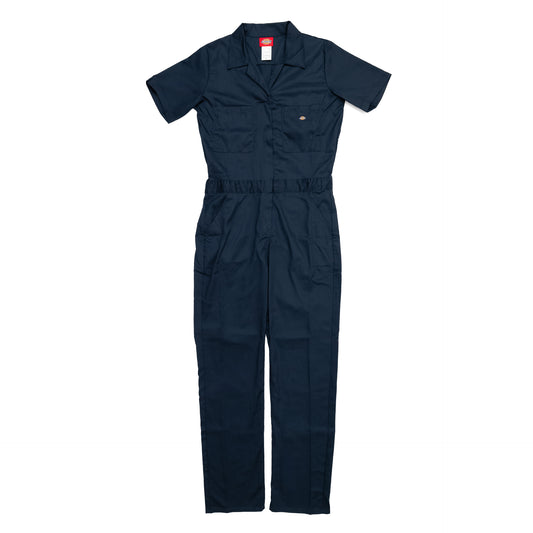 Dickies Women's Short Sleeve Coveralls - Dark Navy