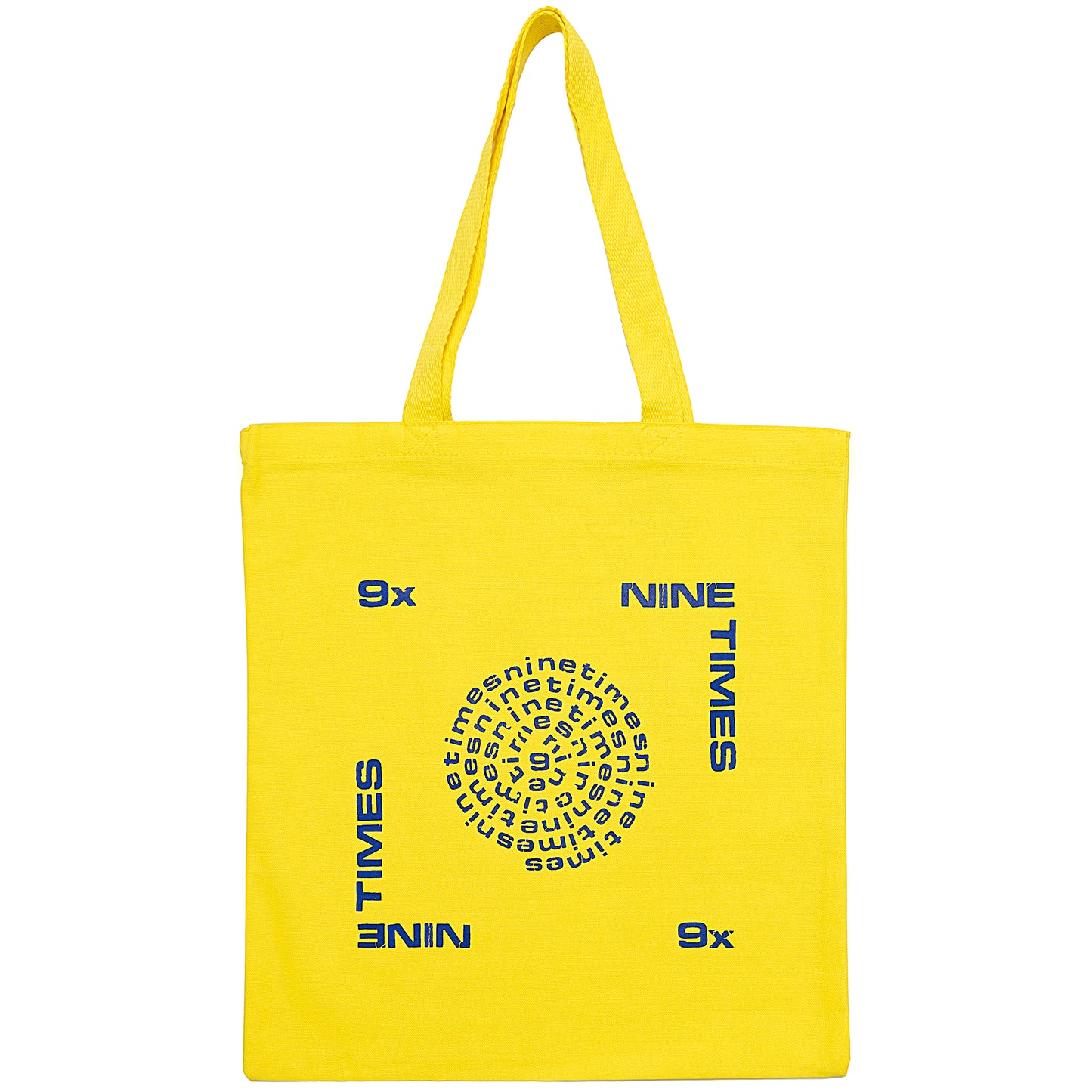 Ninetimes Letraset Tote - Yellow/Royal