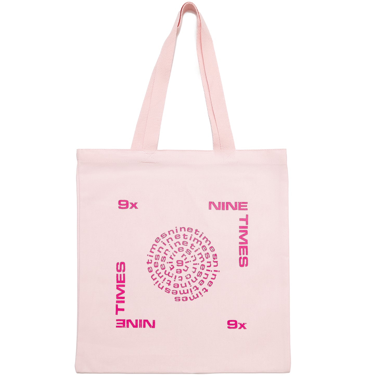 Ninetimes Letraset Tote - Pink/Pink