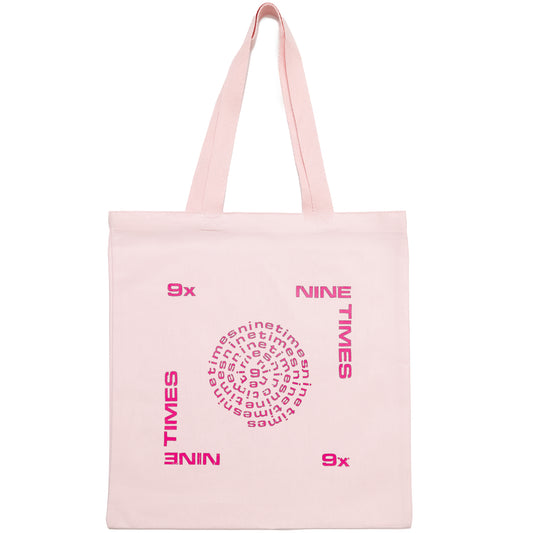 Ninetimes Letraset Tote - Pink/Pink