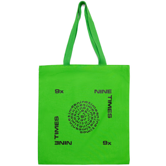 Ninetimes Letraset Tote - Green/Black