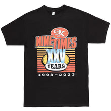 Load image into Gallery viewer, Ninetimes 25 Year Tee - Black