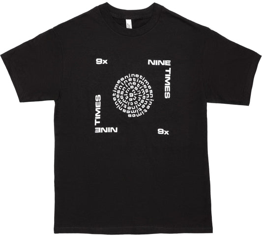 Ninetimes Letraset Tee - Black