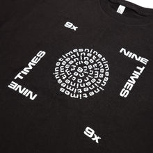 Load image into Gallery viewer, Ninetimes Letraset Tee - Black