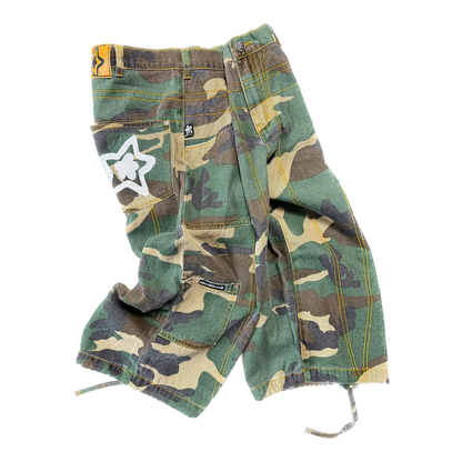 Star Team Star Capri Cargo Shorts - Camo