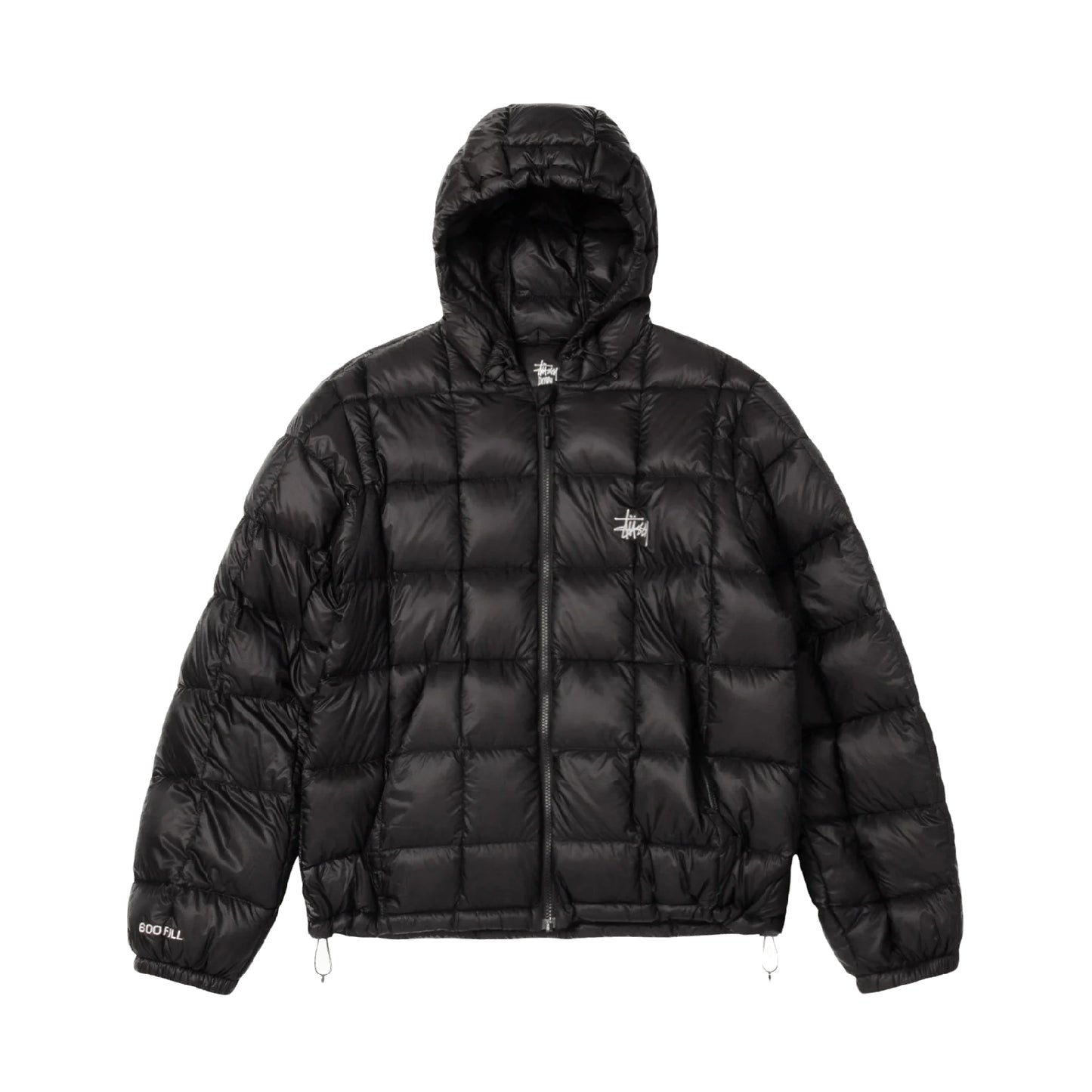 Stussy Midweight Hooded Puffer - Black