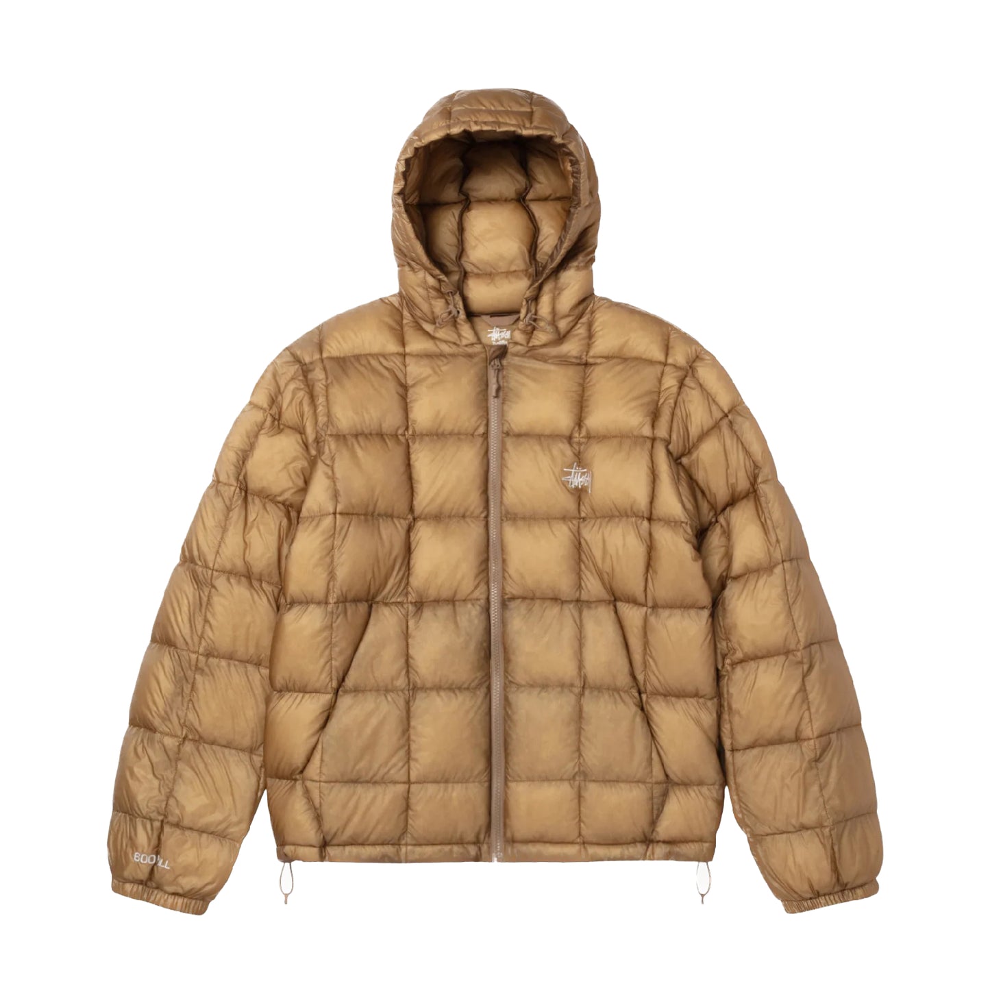 Stussy Midweight Hooded Puffer - Khaki