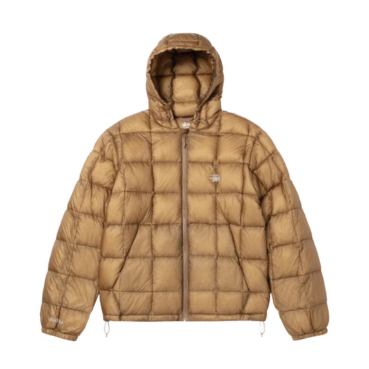 Stussy Midweight Hooded Puffer - Khaki