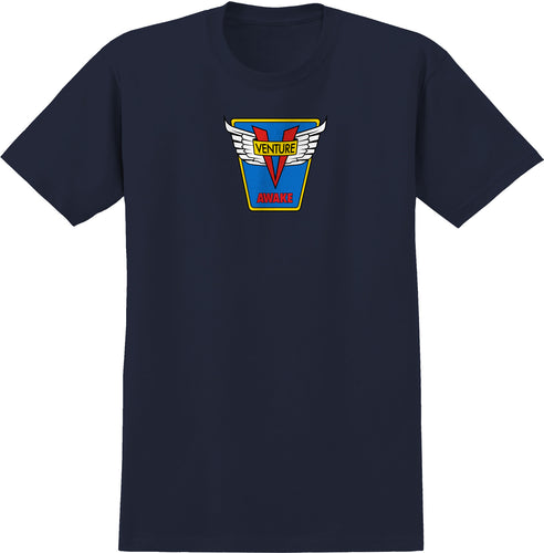 Venture Emblem Tee -  Navy/Blue/Yellow/Red