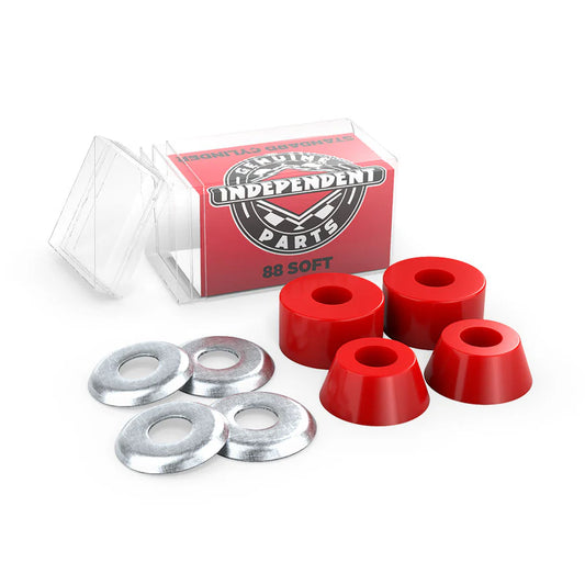 Independent Standard Cylinder Bushings 4PK - Soft 88A Red