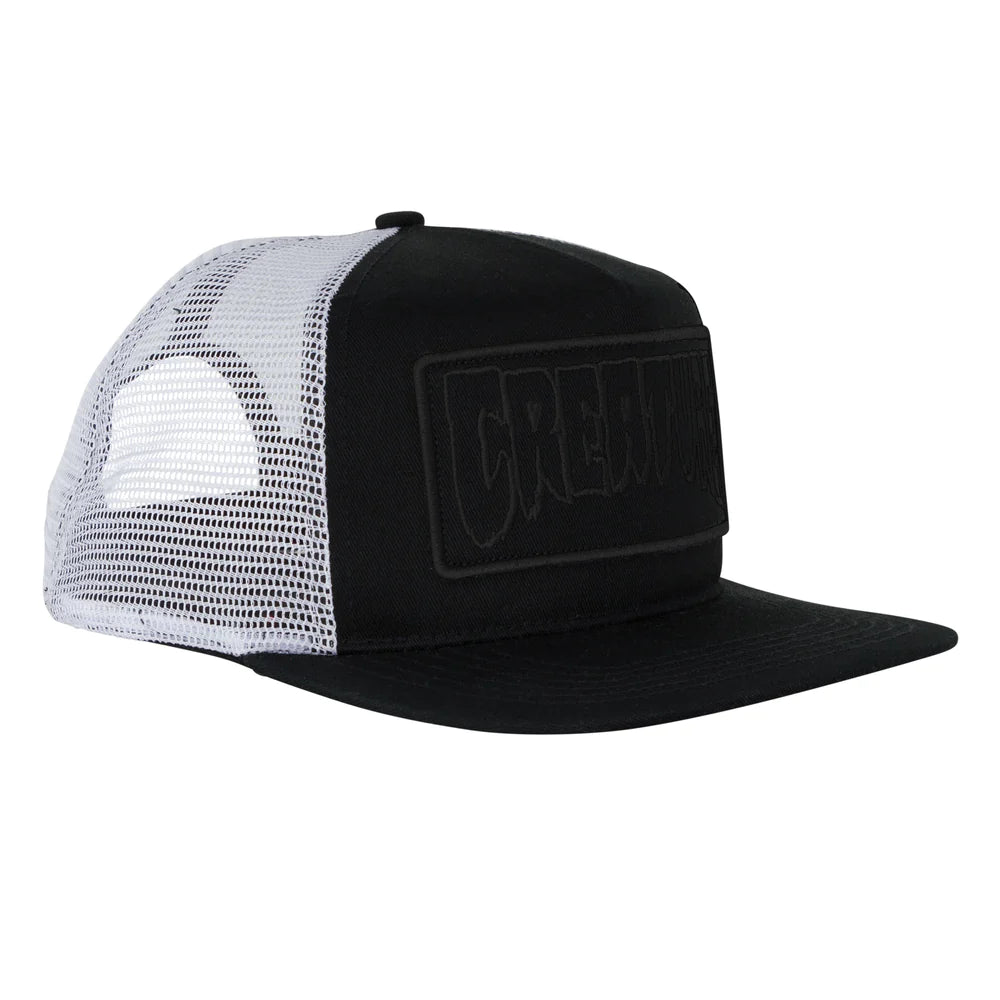 Creature Reverse Patch Trucker Hat - Black/White