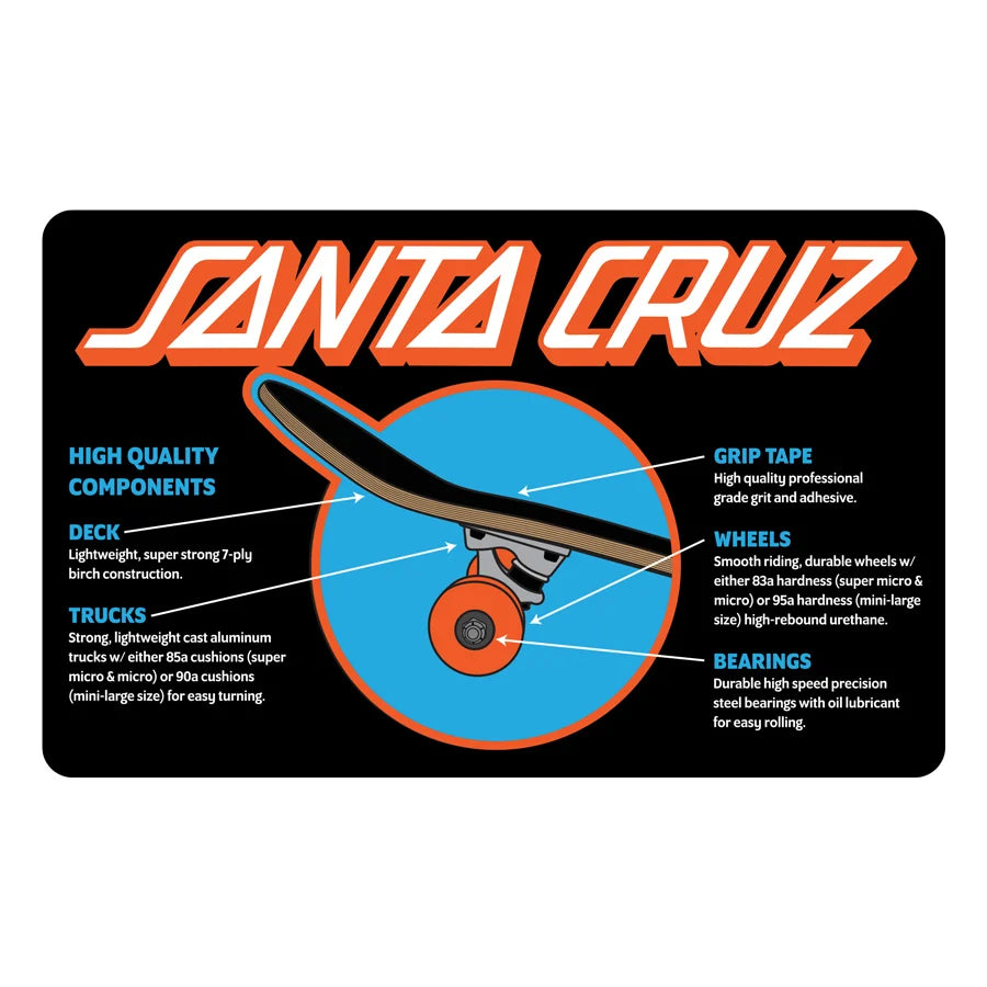 Santa Cruz Screaming Hand Large Complete - 8.25 X 31.5