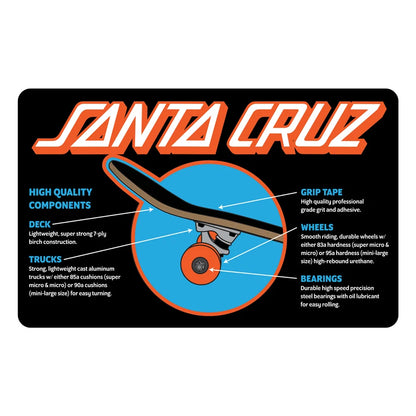 Santa Cruz Screaming Hand Large Complete - 8.25 X 31.5