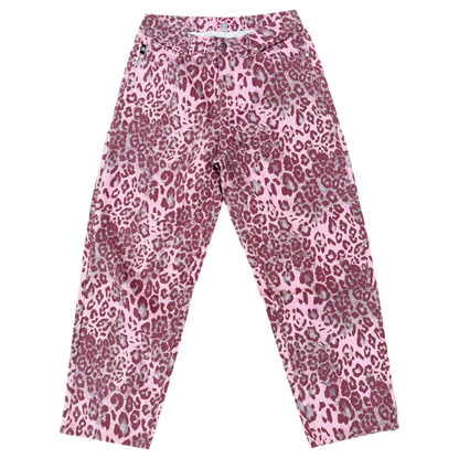 Star Team Carpenter Star Jeans - Pink Leopard