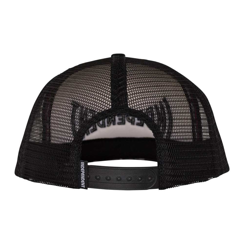 Independent Span Mesh Trucker Hat - White/Black