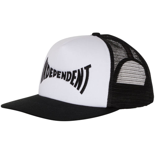 Independent Span Mesh Trucker Hat - White/Black