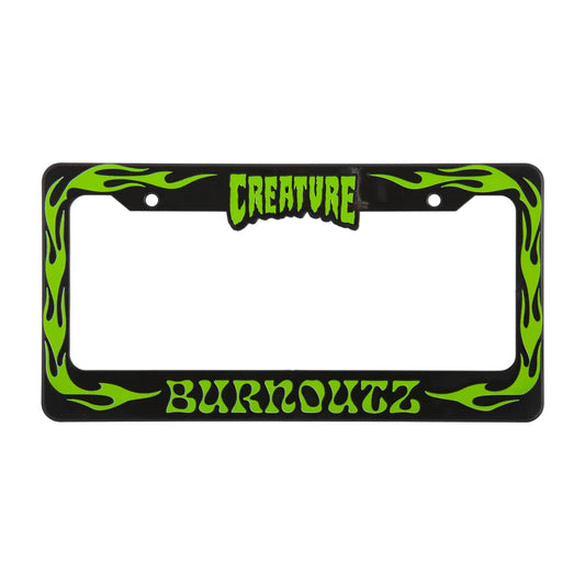 Creature Burnoutz License Plate Frame