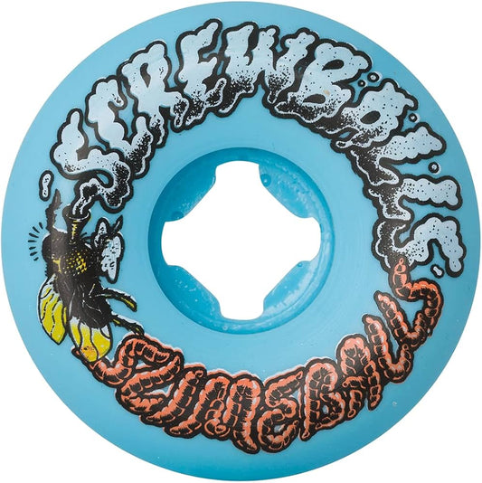 Slime Balls Screw Balls Speed Balls Blue Wheels - 99A 56mm