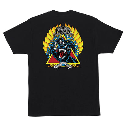 Santa Cruz Natas Screaming Panther Tee - Black