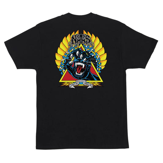 Santa Cruz Natas Screaming Panther Tee - Black