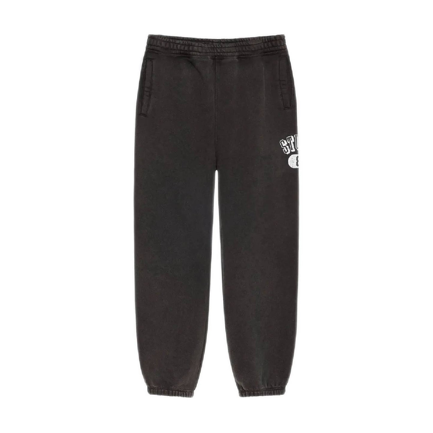 Stussy 80 Fleece Pant - Washed Black