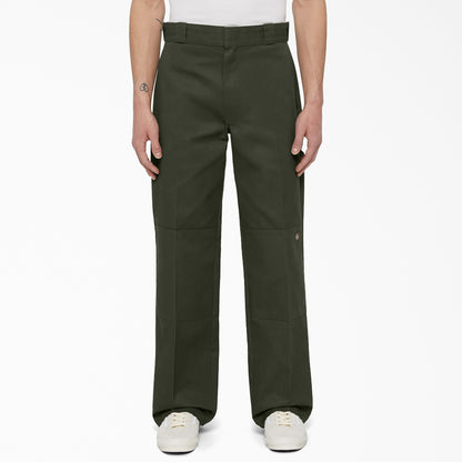 Dickies Loose Fit Double Knee Work Pant - Olive Green