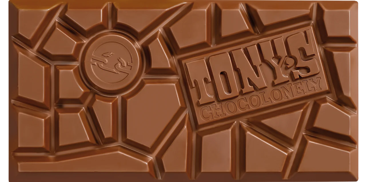 Tony’s Chocolonely Milk Chocolate Pecan Crunch Caramel