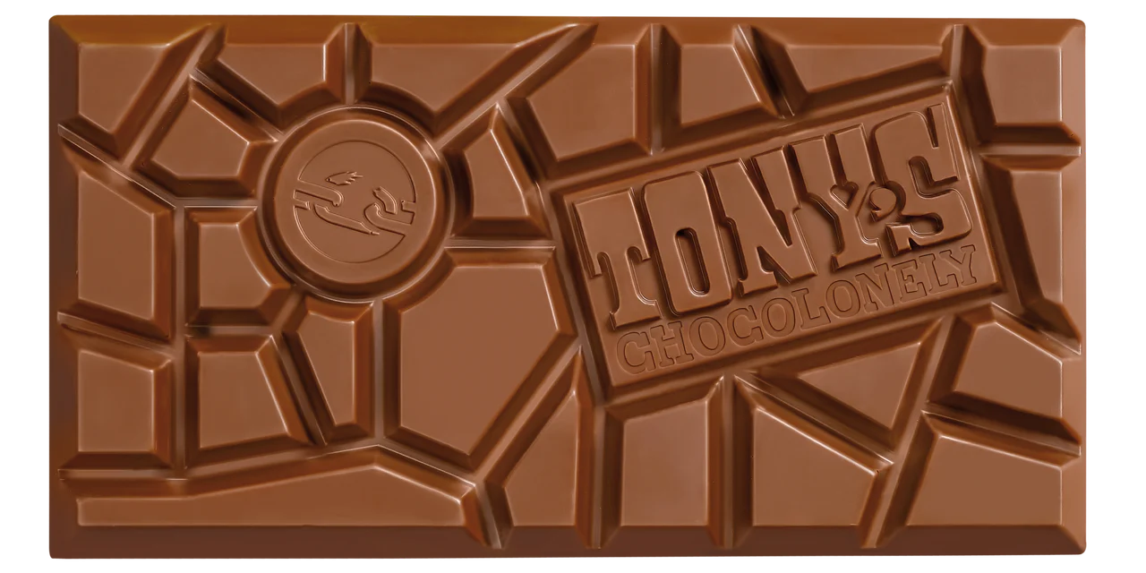 Tony's Chocolonely Caramel Biscuit Milk Chocolate Bar