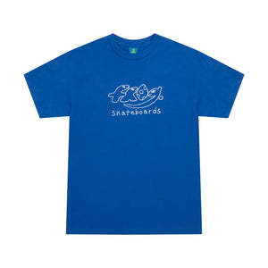 Frog Dino Logo Tee - Royal