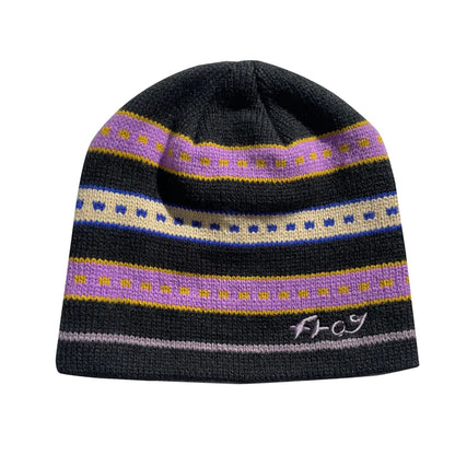 Frog Lost Beanie - Black/Purple