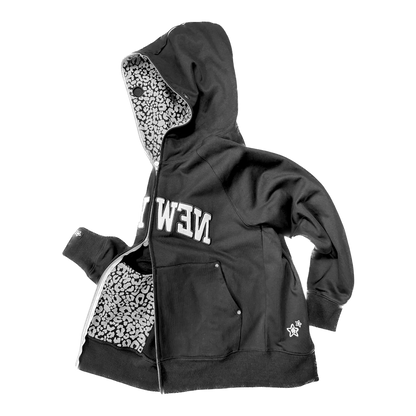 Star Team New York Full Zip Hoodie - Black