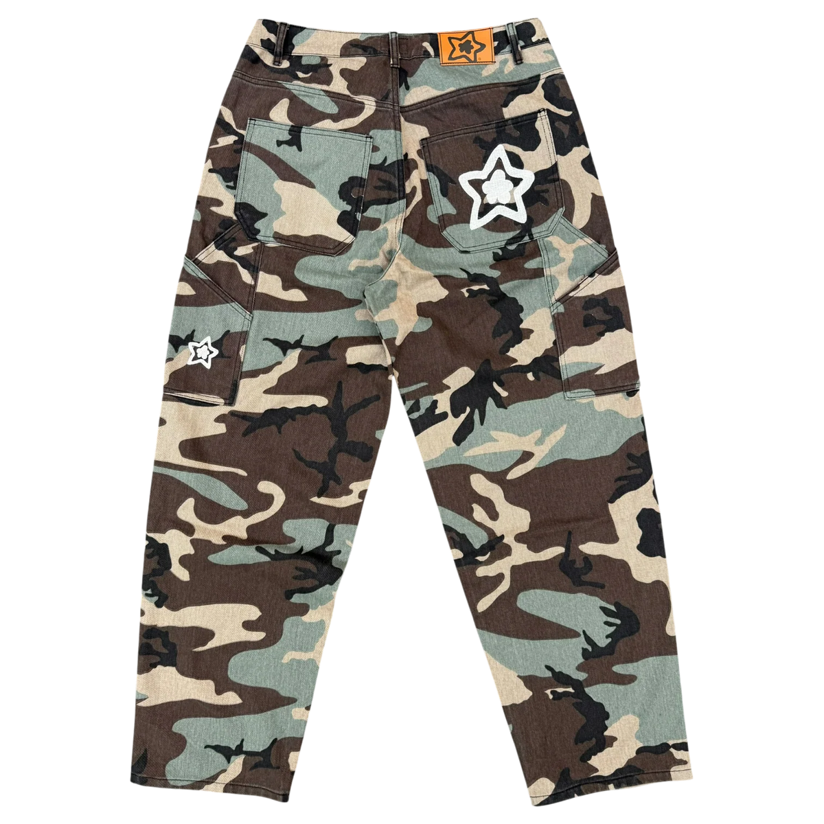 Star Team Carpenter Star Jeans - Blue Woodland Camo