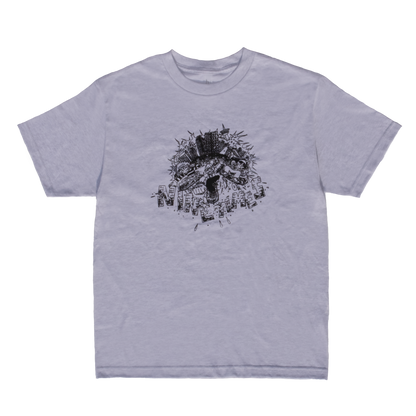 Ninetimes City Smash Tee - Ash
